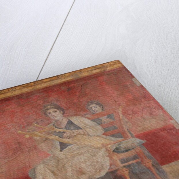 Seated woman playing a kithara, c.50–40 B.C. by Roman Republican Period