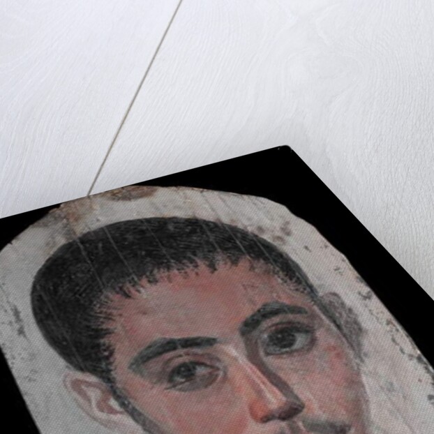 Portrait of a Youth with a Surgical Cut in one Eye, 190-210 AD by Roman Period Egyptian