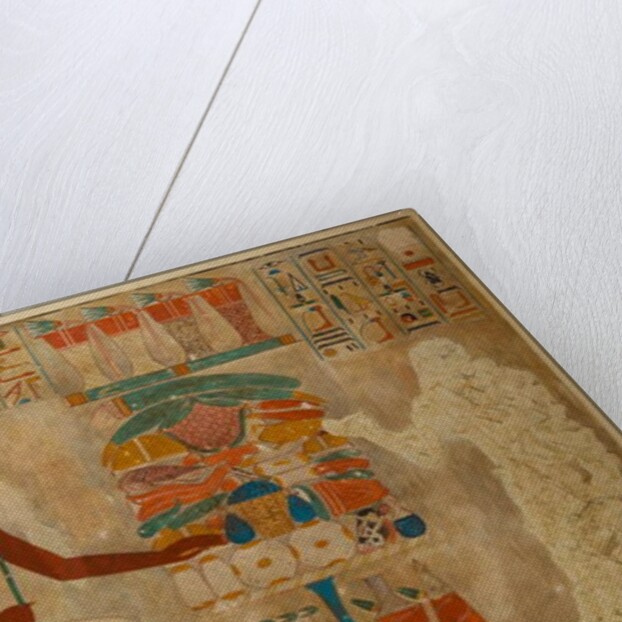 Vizier Rekhmire and his mother Meryt with food offerings, c.1928 by Charles Wilkinson