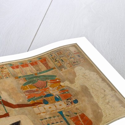 Vizier Rekhmire and his mother Meryt with food offerings, c.1928 by Charles Wilkinson