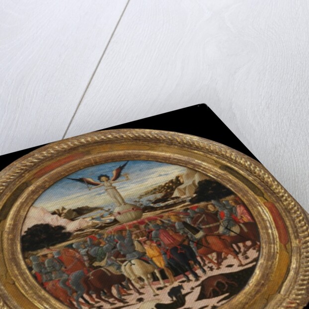 Triumph of Fame, a birth salver of Lorenzo the Magnificent, c.1449 by Giovanni di Ser Giovanni Scheggia