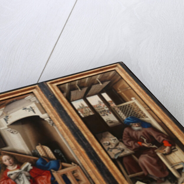 Annunciation Triptych, c.1427-32 by (1375/8-1444) Master of Flemalle