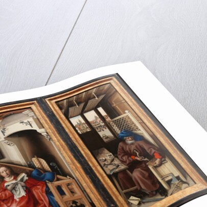 Annunciation Triptych, c.1427-32 by (1375/8-1444) Master of Flemalle