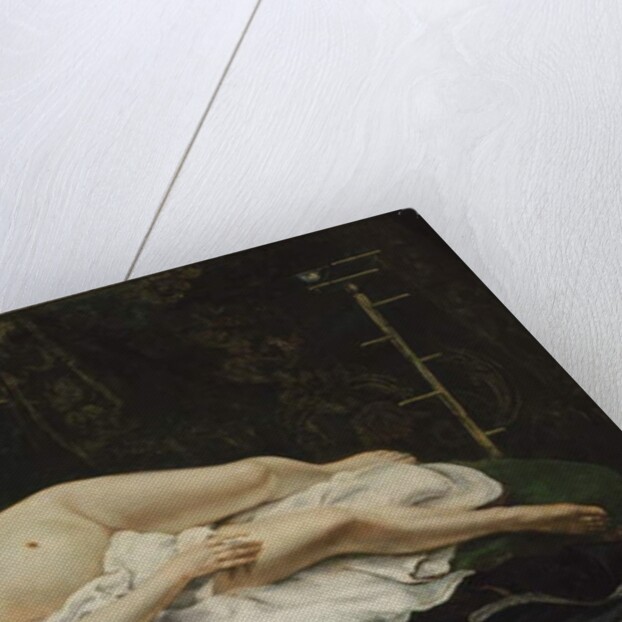 Woman with a parrot, 1866 by Gustave Courbet