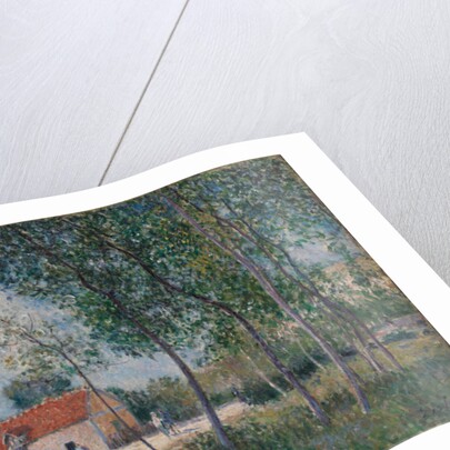 The Road from Moret to Saint-Mammès, 1883-85 by Alfred Sisley