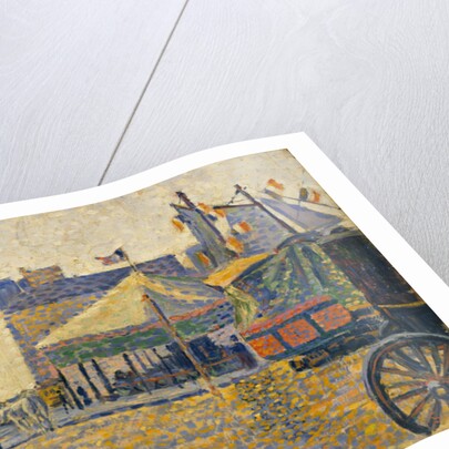 Place de Clichy, 1887 by Paul Signac