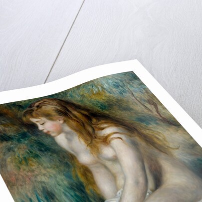 Young Girl Bathing, 1892 by Pierre Auguste Renoir