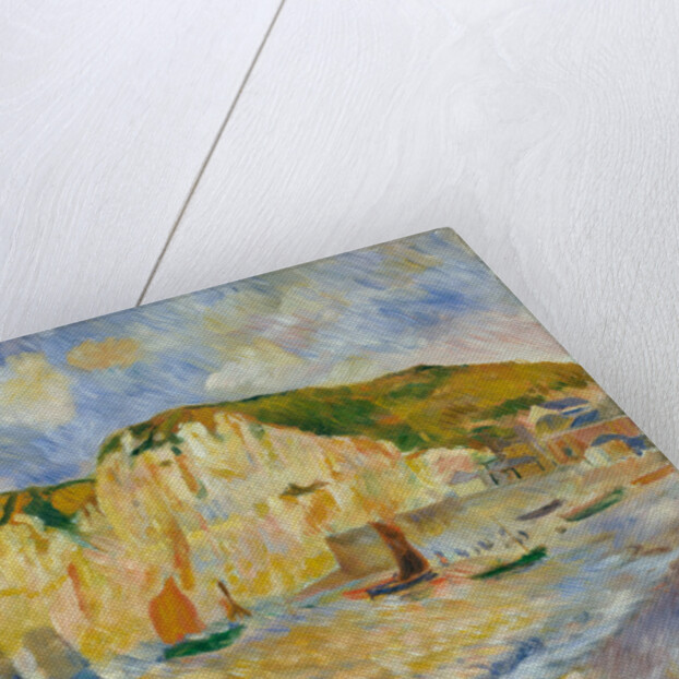 Sea and Cliffs, c.1885 by Pierre Auguste Renoir