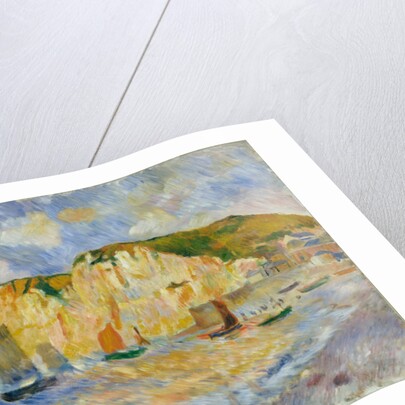 Sea and Cliffs, c.1885 by Pierre Auguste Renoir