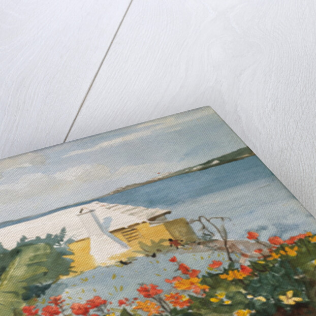 Flower Garden and Bungalow, Bermuda, 1899 by Winslow Homer