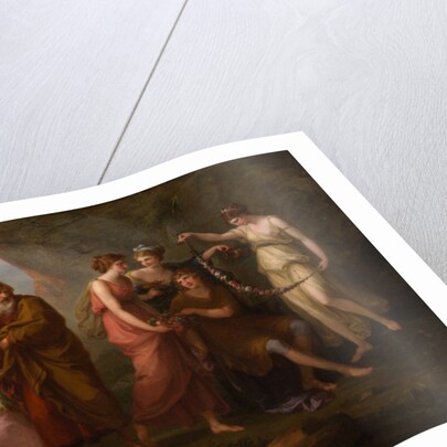 Telemachus and the Nymphs of Calypso, 1782 by Angelica Kauffman