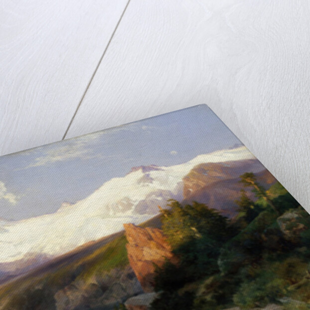 The Teton Range, 1897 by Thomas Moran