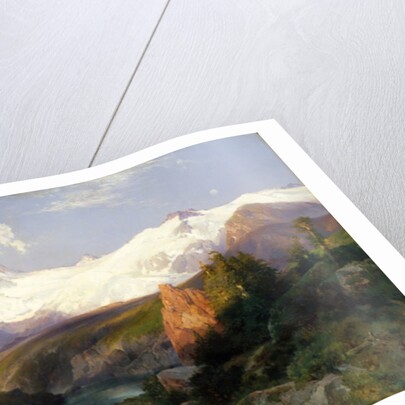 The Teton Range, 1897 by Thomas Moran