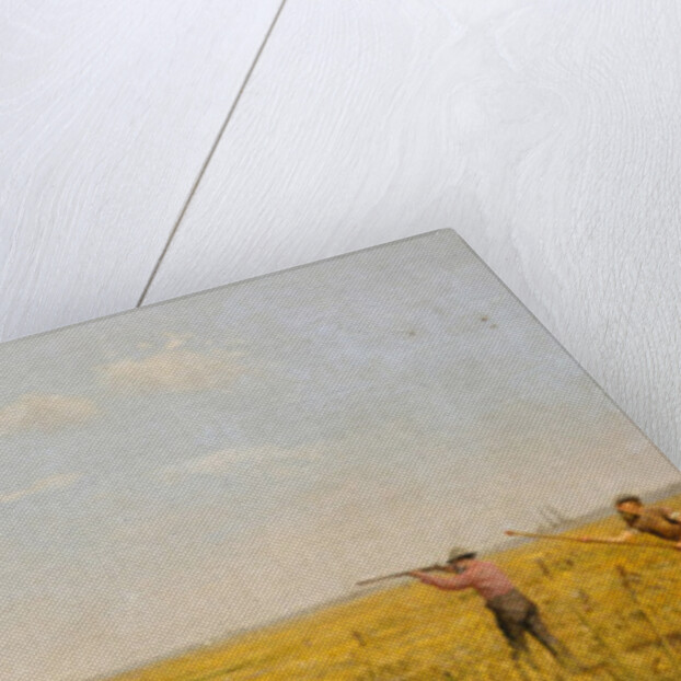 Pushing for Rail, 1874 by Thomas Cowperthwait Eakins