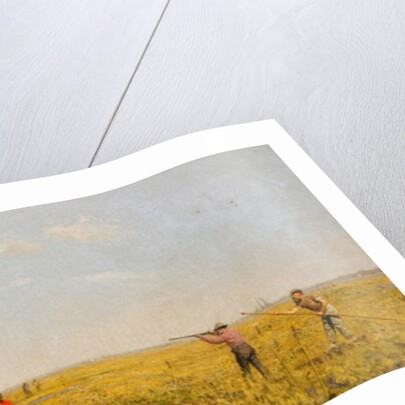 Pushing for Rail, 1874 by Thomas Cowperthwait Eakins