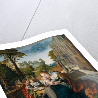 Virgin and Child with Angels, c.1518 by Bernard van Orley