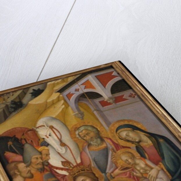 The Adoration of the Magi, c.1390 by also Manfredi de Battilori Bartolo di Fredi