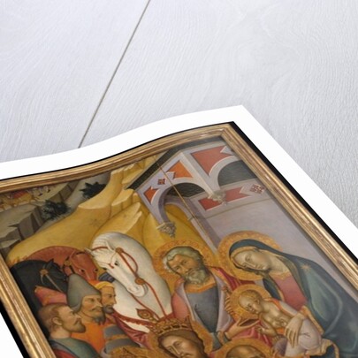 The Adoration of the Magi, c.1390 by also Manfredi de Battilori Bartolo di Fredi