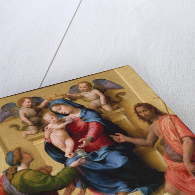 Madonna and Child Enthroned with Saints Mary Magdalen and John the Baptist, c.1523 by Giuliano Bugiardini