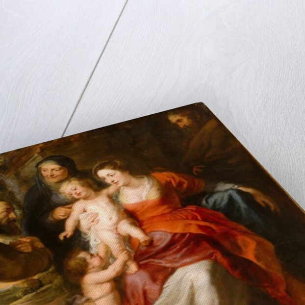 The Holy Family with Saints Francis and Anne and the Infant Saint John the Baptist, c.1635 by Peter Paul Rubens