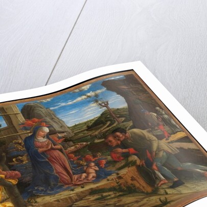The Adoration of the Shepherds, c.1450 by Andrea Mantegna