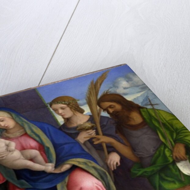 Madonna and Child with Saints. c.1500 by Giovanni Bellini