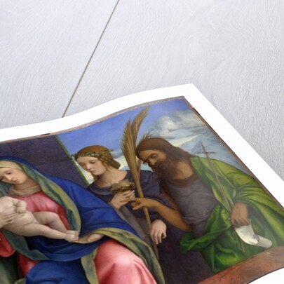 Madonna and Child with Saints. c.1500 by Giovanni Bellini