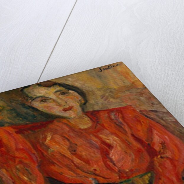 Woman in Red Blouse, c.1919 by Chaim Soutine