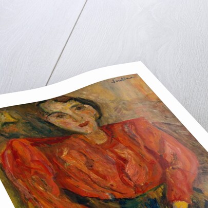 Woman in Red Blouse, c.1919 by Chaim Soutine