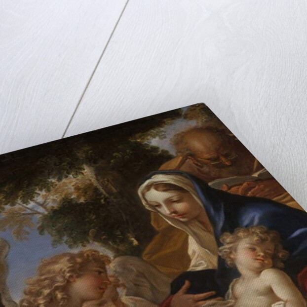 The Holy Family with Angels, c.1700 by Sebastiano Ricci