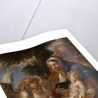 The Holy Family with Angels, c.1700 by Sebastiano Ricci