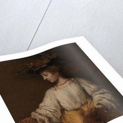 Flora, c.1654 by Rembrandt Harmensz. van Rijn