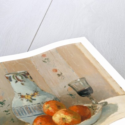 Still Life with Apples and Pitcher, 1872 by Camille Pissarro