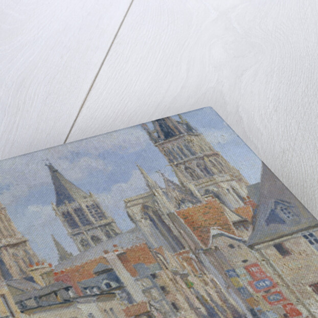 Rue de l'Épicerie, Rouen, 1898 by Camille Pissarro