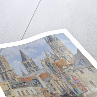 Rue de l'Épicerie, Rouen, 1898 by Camille Pissarro