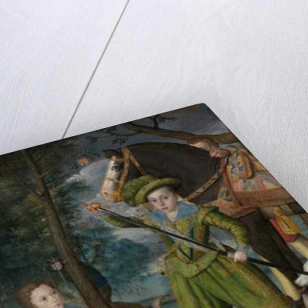 Henry Frederick, Prince of Wales, with Sir John Harington in the Hunting Field, 1603 by Robert the Elder Peake