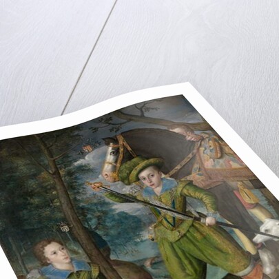 Henry Frederick, Prince of Wales, with Sir John Harington in the Hunting Field, 1603 by Robert the Elder Peake