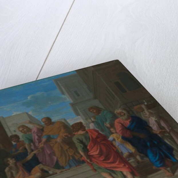 Saints Peter and John Healing the Lame Man, 1655 by Nicolas Poussin