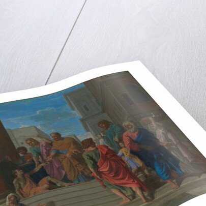 Saints Peter and John Healing the Lame Man, 1655 by Nicolas Poussin