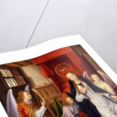 The Annunciation, 1480-89 by Hans Memling