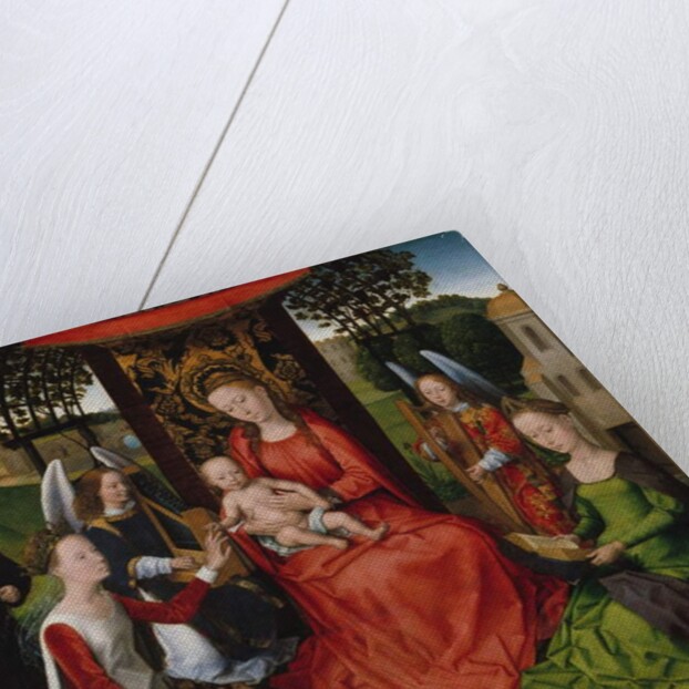 Virgin and Child with Saints Catherine of Alexandria and Barbara, 1480 by Hans Memling