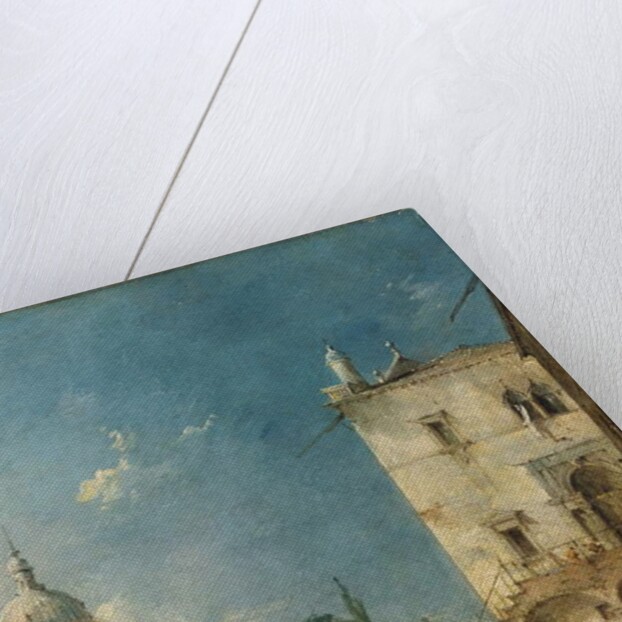 Imaginary View of a Venetian Square or Campo, c.1780 by Francesco Guardi