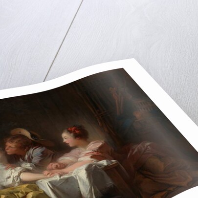 The Stolen Kiss, c.1760 by Jean-Honore Fragonard