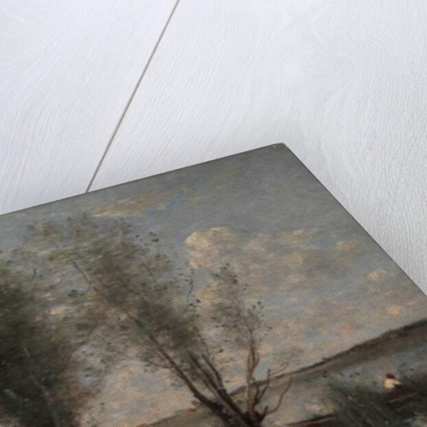 Boatman among the Reeds, c.1865 by Jean Baptiste Camille Corot