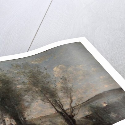 Boatman among the Reeds, c.1865 by Jean Baptiste Camille Corot