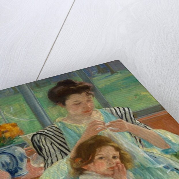 Young Mother Sewing, 1900 by Mary Stevenson Cassatt