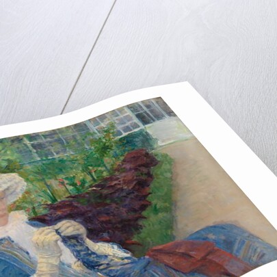 Lydia Crocheting in the Garden at Marly, 1880 by Mary Stevenson Cassatt