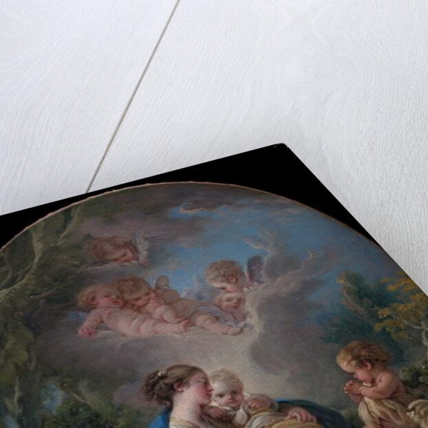 Virgin and Child with the Young Saint John the Baptist and Angels, 1765 by Francois Boucher