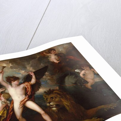 Omnia Vincit Amor, or The Power of Love in the Three Elements, 1809 by Benjamin West