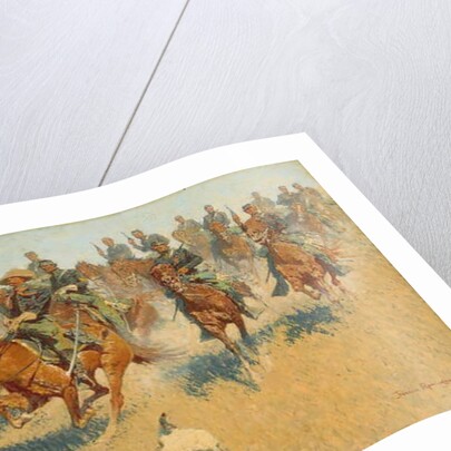 On the Southern Plains, 1907 by Frederic Remington